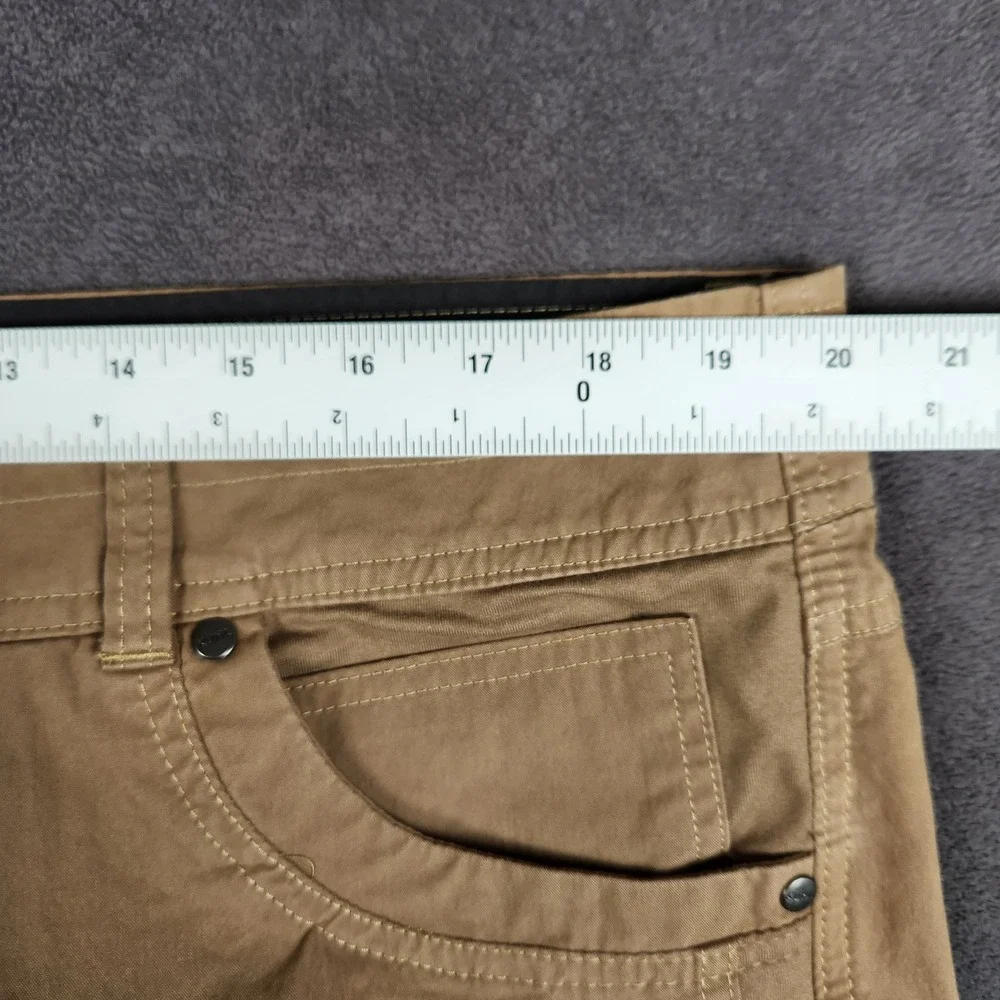 KUHL Radikl Pants Mens 40x30 Khaki Tan Hiking Workwear Stretch Articulated Knee